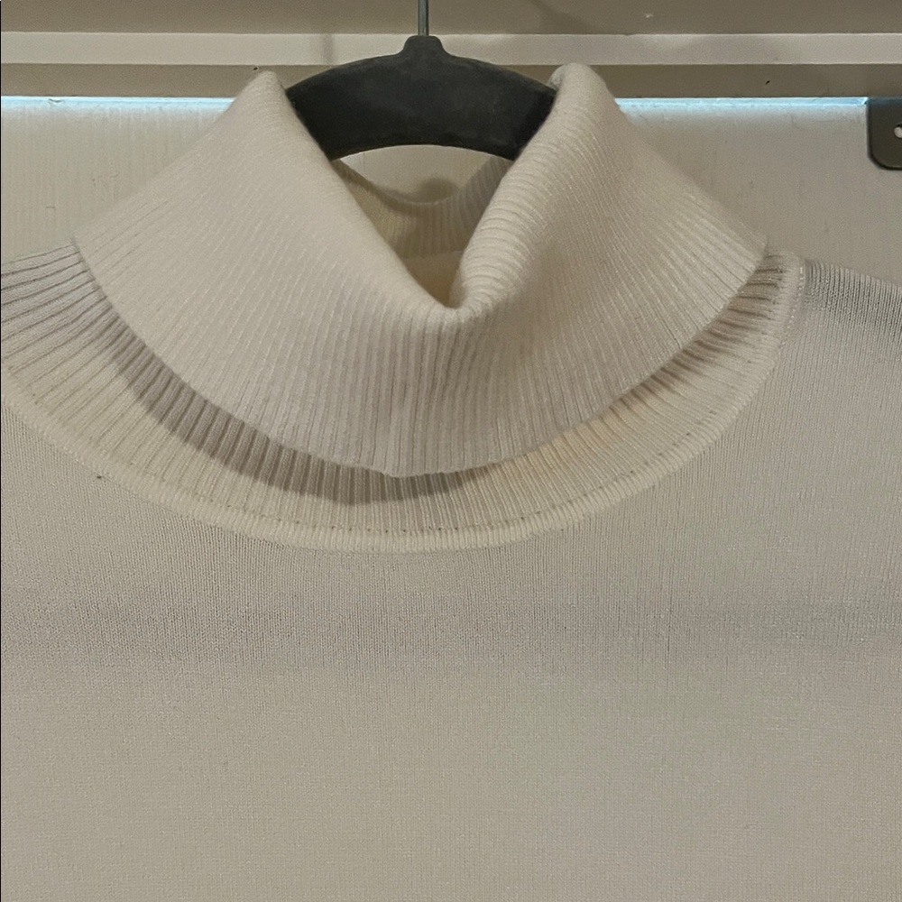 Calvin Klein Cream or Burgundy Soft Turtleneck Sweaters Large New - Picture 6 of 16